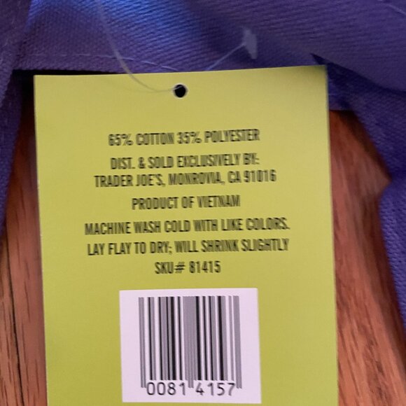 🎃 NWT Set of 4 Trader Joe's MINI Canvas Halloween Tote Bags. Trick or Treat Bag - Picture 6 of 10